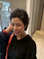アース 南福島店(HAIR&MAKE EARTH) 個性的ショート×パーマ 可愛い!!