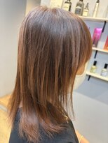 ベルベットヘア 千早店(Velvet hair)&nbsp;オレンジブラウン×オージュアトリートメント