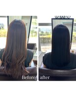 コルテ 倉敷西坂店(CoRte.)&nbsp;【before/after】くせ毛だったことを忘れる自然な艶髪へ/ツヤ感