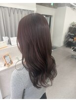 アンビアンスアミ(ambiance ami)&nbsp;大人ワインレッド×ロングヘア