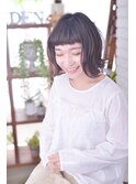【RELEDEN/川越】オンマユ似合わせボブ