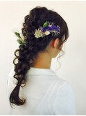 20代30代☆お姫様風編みこみ×ダウンアレンジ【たまプラーザ】