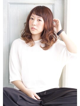 ソア 武蔵小杉(SOAR) ココアベージュグレージュカラーの黒髪ローライト小顔ボブウルフ