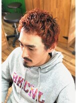 ヘアスタジオ ロメオ(hair studio Romeo)&nbsp;レッドグラデーション×パーマ