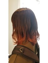 ラフヘアー(LAF hair) オレンジカラー☆