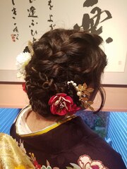 成人式ヘアアレンジ