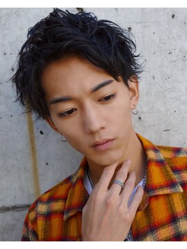 フィフス(fifth) ショートレイヤー ツーブロック くせ毛風パーマ アップバング 31