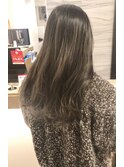 ダークトーンのハイライトロング