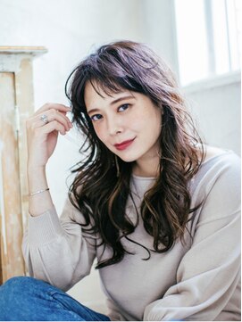 アフェット バイ フラミューム 三軒茶屋(affetto by flammeum) ロングでかわいいおフェロパーマ