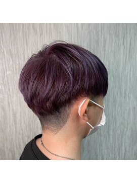 ネウィ グランデ 横浜(newi grande) 爽やかツーブロック刈り上げ束感アップバング