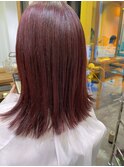 【ブリーチなし】ベリーピンク