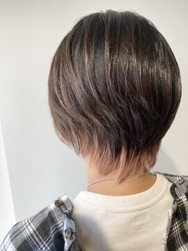 ナルヘアー 越谷(Nalu hair) ショートスタイル/ピンクカラー