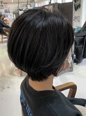 上品ショート/ブルーブラック/艶髪/ケラスターゼトリートメント