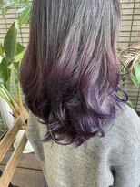 ダブル(W)&nbsp;【hair salon W】グラデーションパープル