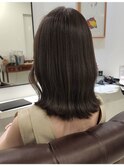 きりっぱなしミディアム×ブルーグレージュ