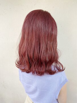 アジールヘア 東上野店(agir hair) ピンクラベンダー大人ミディアムイルミナカラー