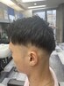 【男性定番メニュー】カット+シャンプー+シェービング　￥4400
