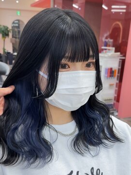 ロンドヴァリー 渋谷店(Lond vallee) 【田中悠佑】インナーカラーブルー！