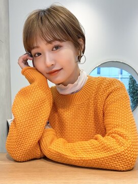 サークル(circle) 大人可愛い20代30代40代50代小顔ショートボブ丸みショートくびれ