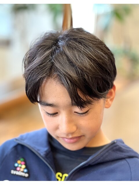 オシャレ中学生カット