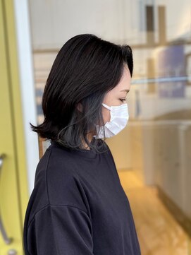 マシェリ(ma cherie) 切りっぱなしボブインナーカラー