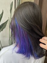 アン(Hair make un)&nbsp;【インナーカラー♪♪】オーロラカラー♪♪
