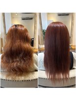 ハッコ(hacco) 艶髪ロング/ベビーピンク/ベージュピンク/ニュアンスカラー