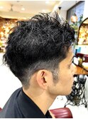 メンズ2ブロックショート