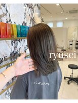 アリーナ 船橋日大前店(arena)&nbsp;レイヤーカット×オリーブグレージュ