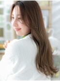 センターパート大人かわいい抜け感ヘアTb6川口20代30代40代