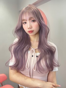 ボタン シブヤ(VOTAN SHIBUYA) 韓国ヘア/前髪あり/顔まわりカット/くびれヘア/ケアブリーチ