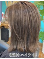 ラッフィスリール(Raffee Sourire)&nbsp;白髪ぼかしハイライトデザインカラー