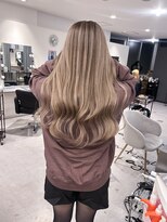 キング 枚方店(K!ng)&nbsp;縮毛矯正髪質改善ハイライトレイヤーカット枚方美容室エクステ