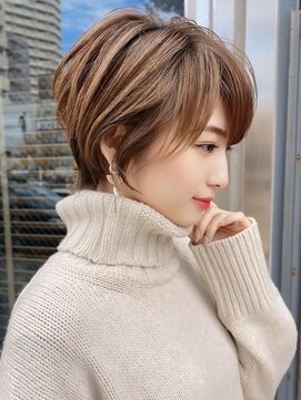 ロンドウル 熊本(Lond ulu) 大人可愛いショート/ダブルカラー/2way [熊本/上通/下通〕