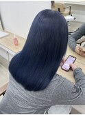 青髪/ネイビー/ブルー/ハイトーン名古屋/ブリーチ名古屋