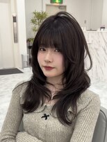 シーン(scene)&nbsp;ハッシュカット×フォワード×グレージュ【広島】