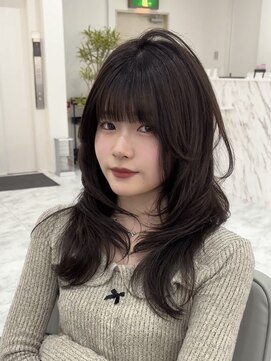 シーン(scene) ハッシュカット×フォワード×グレージュ【広島】