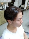 ナチュラルスーパーストレート+エメラルドカラー