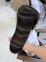 ハピネス 梅田茶屋町店(HAPPINESS)&nbsp;韓国風/レイヤーカット/顔周り/顔まわり/髪質改善/ベージュ