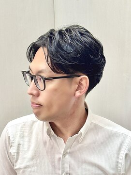 ヘアーアンドグルーミング ヨシザワインク(HAIR&GROOMING YOSHIZAWA Inc.) メンズニュアンスフェザーパーマツーブロック理容室ショート