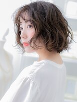 モッズヘア 越谷(mod's hair)&nbsp;■くすみベージュゆるふわ抜け感ボブパーマ401-2越谷30代40代