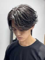 エデアンルクラ 下通(EDEAN Leclat)&nbsp;熊本フェザーパーマ フェザーショート センターパート メンズ