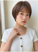 20代30代ハンサムショート◎ミニボブ×前下がり小顔ヘアp川口