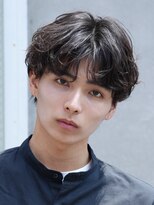 フィフス(fifth) ルーズパーマ緩めシースルーマッシュ黒髪シャドウパーマfifth