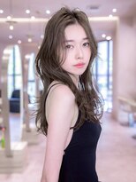 ハバナ 天神(HAVANA)&nbsp;大人ガーリー顔周りくびれレイヤー×ダークアッシュ/髪質改善