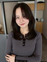 エトワ 中央店(etoi)&nbsp;大分韓国かきあげレイヤーカット大人レイヤー顔周りレイヤー