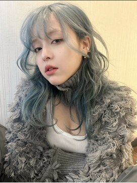 ブラウン(Brown) ハイトーンカラー×フェイスレイヤー/藤沢美容院