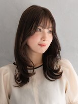 アース 一宮店(HAIR & MAKE EARTH) 20代30代◎冬の暗めカラー×くびれレイヤーカットで小顔美人