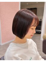 フェイス 石川町 (FACE)&nbsp;タッセルボブ×切りっぱなしボブ×顔まわりカット×横浜×石川町