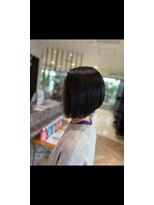 アース 南福島店(HAIR&MAKE EARTH)&nbsp;前下がりボブ